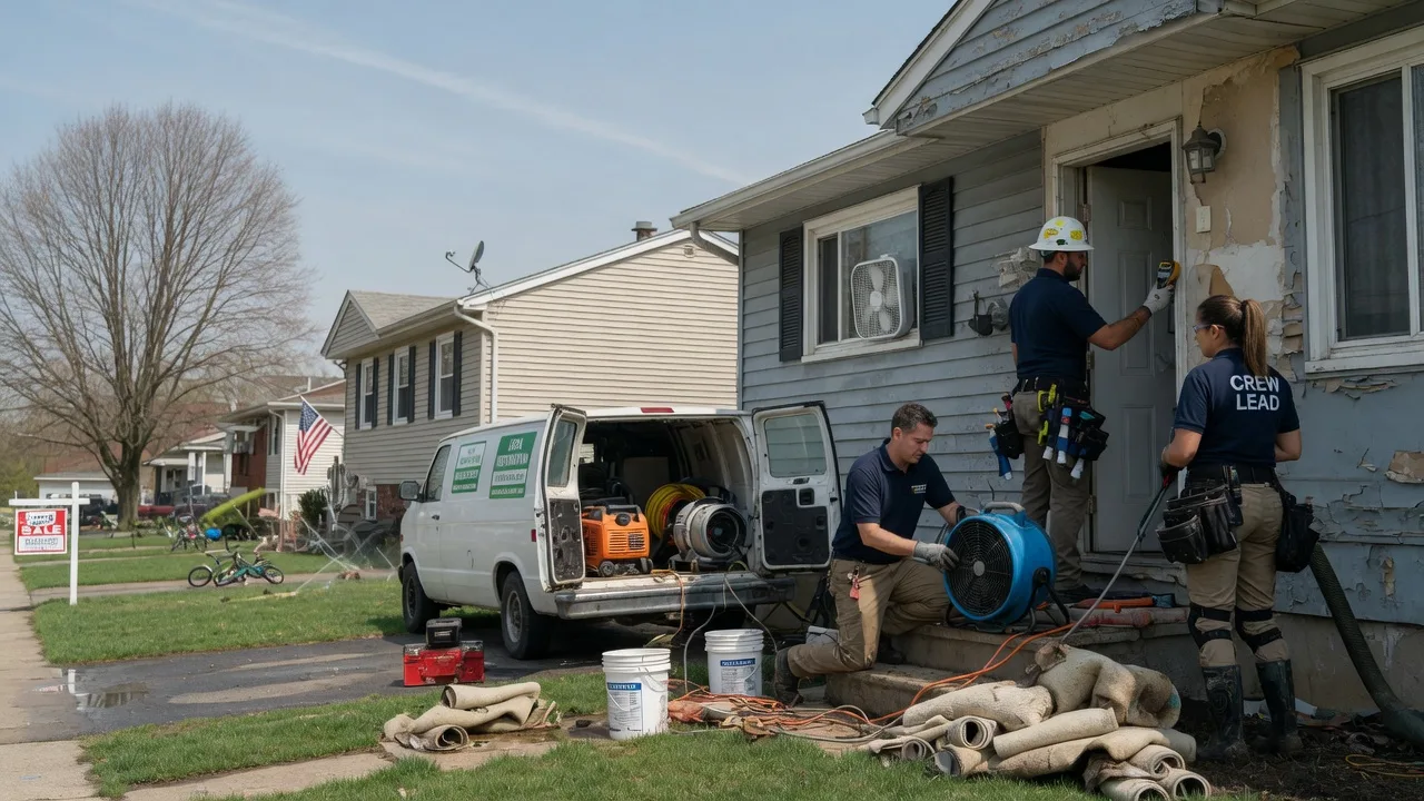 Flood Cleanup in Gnadenhutten, OH near me