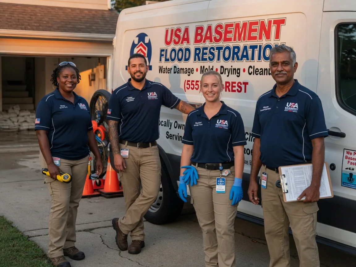 Basement Flood Cleanup company in Gnadenhutten, OH