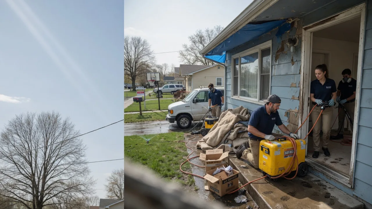 Basement Flood Cleanup in Gnadenhutten, OH near me